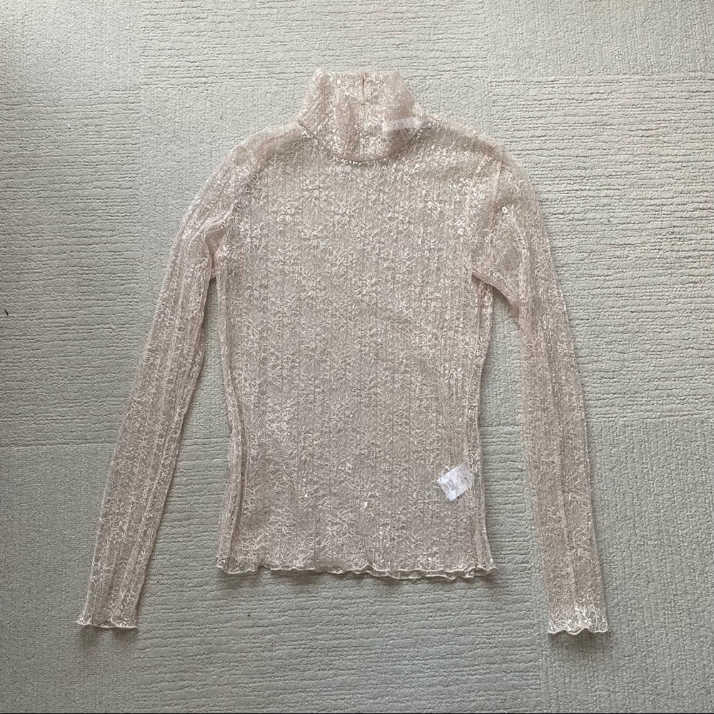 Jonathan Simkhai Lace Turtleneck